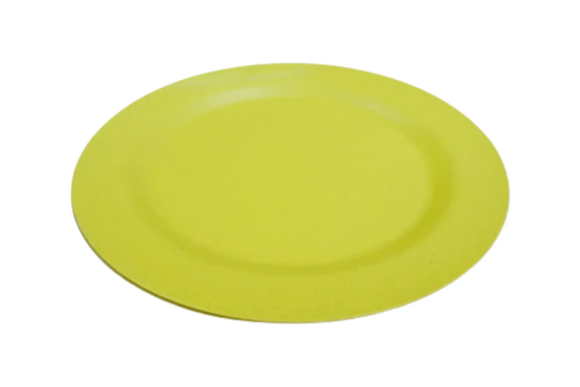 Bamboa Fibra Bamboo Fiber Round Dining Plate Lip