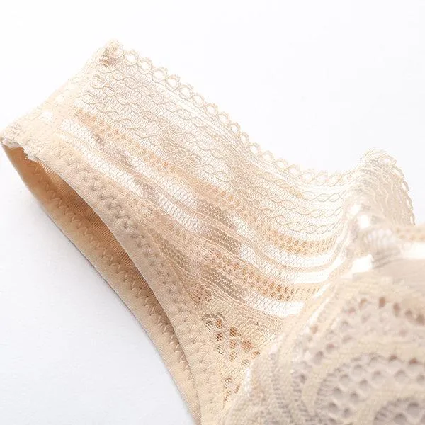 Breathable Wire-Free 3/4 Cup Busty Gather Bras