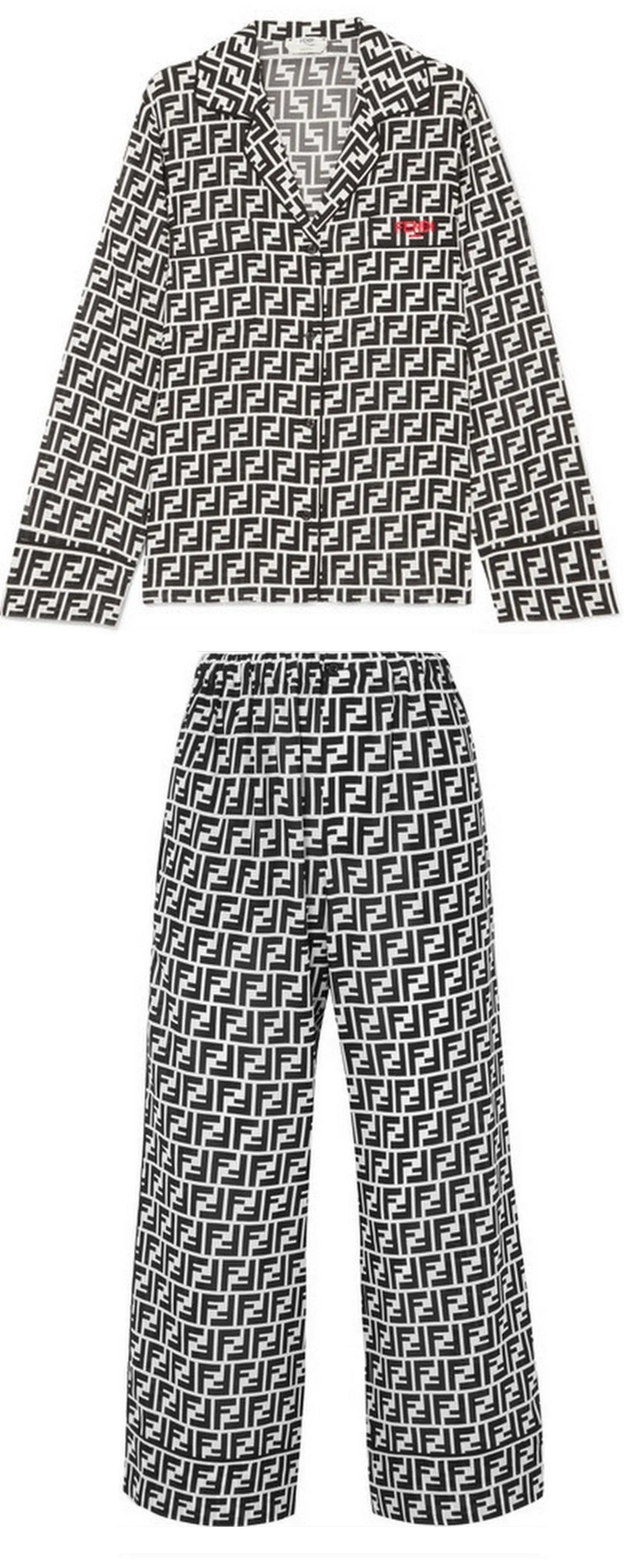 FF Logo Pajama Top and Pant Set