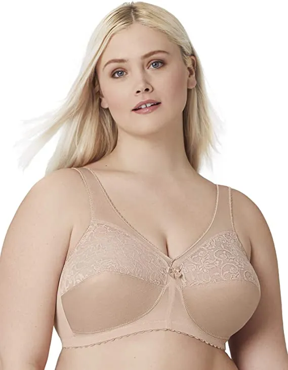 Glamorise 1000, Magic Lift Full Figure Wireless Support Bra (52D & 54D ONLY)