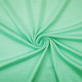Mint Green Bamboo Solid Stretch Jersey Knit Fabric