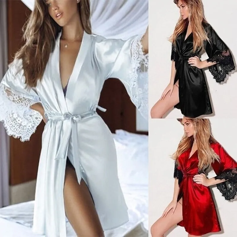 Nightgown V Neck Nightdress Women Sleepwear Nightwear Home