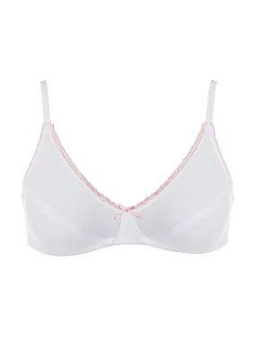 ROYCE My First Bra White/pink