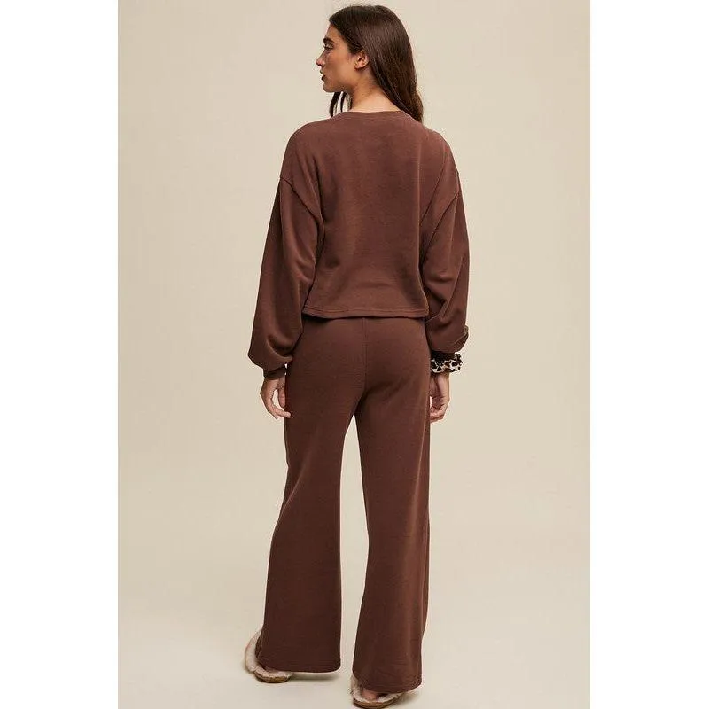 The Tyler Lounge Set in Black, Mocha, Or Cream
