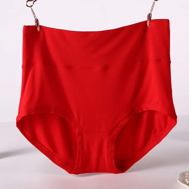 YAVO SOSO 2Pcs/lot New Arrival 11colors underwears women lingerie brief plus size 7XL Modal High Waist Pregnant women Panties